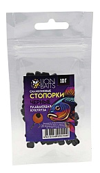 Силиконовые стопорки черные LION BAITS плавающая кукуруза 10гр