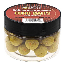 Бойлы насадочные LION BAITS серии EURO Мед Юкатан 14мм 100мл