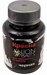 Краска для прикормок и грунтов LION BAITS Черная 130мл