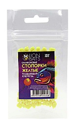 Силиконовые стопорки желтые LION BAITS плавающая кукуруза 10гр