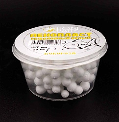 Пенопласт рыболовный белый LION BAITS Кукуруза 4-7мм 50мл