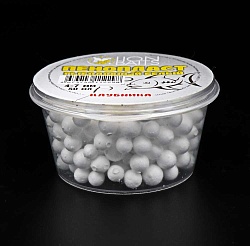 Пенопласт рыболовный белый LION BAITS Клубника 4-7мм 50мл