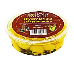 Кукуруза натуральная LION BAITS Чеснок 60мл
