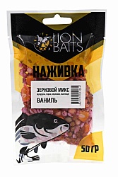 Зерновой микс Наживка натуральная LION BAITS Ваниль 50гр