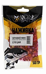 Зерновой микс Наживка натуральная LION BAITS Специи 50гр