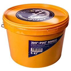 Готовая смесь не ароматизированная LION BAITS для ловли методом ЗИГ-РИГ Микс 5кг