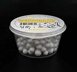 Пенопласт рыболовный белый LION BAITS Макуха 4-7мм 50мл