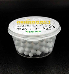 Пенопласт рыболовный белый LION BAITS Чеснок 4-7мм 50мл