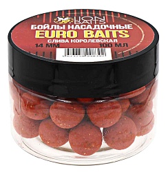 Бойлы насадочные LION BAITS серии EURO Слива королевская 14мм 100мл