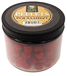 Пеллетс насадочный просверленный LION BAITS Ред халибут 8мм 100гр