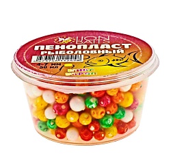 Пенопласт рыболовный цветной микс LION BAITS Укроп 4-7мм 50мл