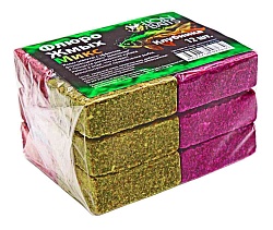 Флюро жмых микс LION BAITS Макуха клубника 12шт