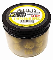 Пеллетс насадочный просверленный LION BAITS Тигровый орех 14мм 100гр