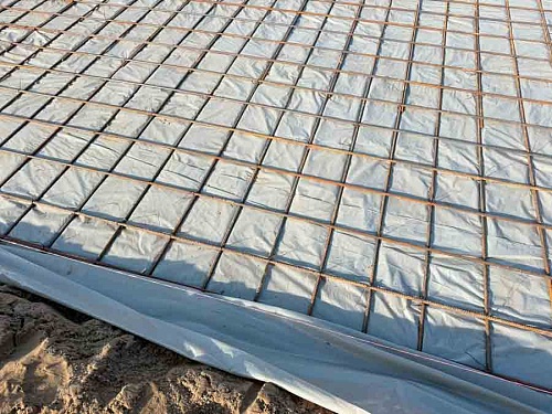 Подготовили плиту под заливку бетоном нашего бойлового цеха.