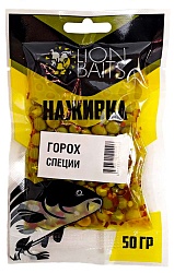 Горох насадочный Наживка LION BAITS Специи 50гр