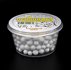 Пенопласт рыболовный белый LION BAITS Тигровый орех 4-7мм 50мл
