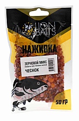 Зерновой микс Наживка натуральная LION BAITS Чеснок 50гр