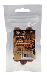 Силиконовый тигровый орех плавающий не ароматизированный LION BAITS Коричневый 15шт