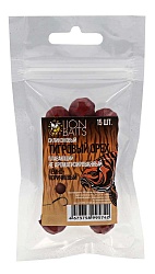Силиконовый тигровый орех плавающий не ароматизированный LION BAITS Темно-коричневый 15шт