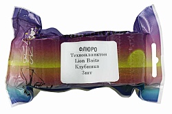 Флюро технопланктон LION BAITS Клубника 3шт желтый