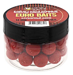 Бойлы насадочные LION BAITS серии EURO Клубничный джем 14мм 100мл